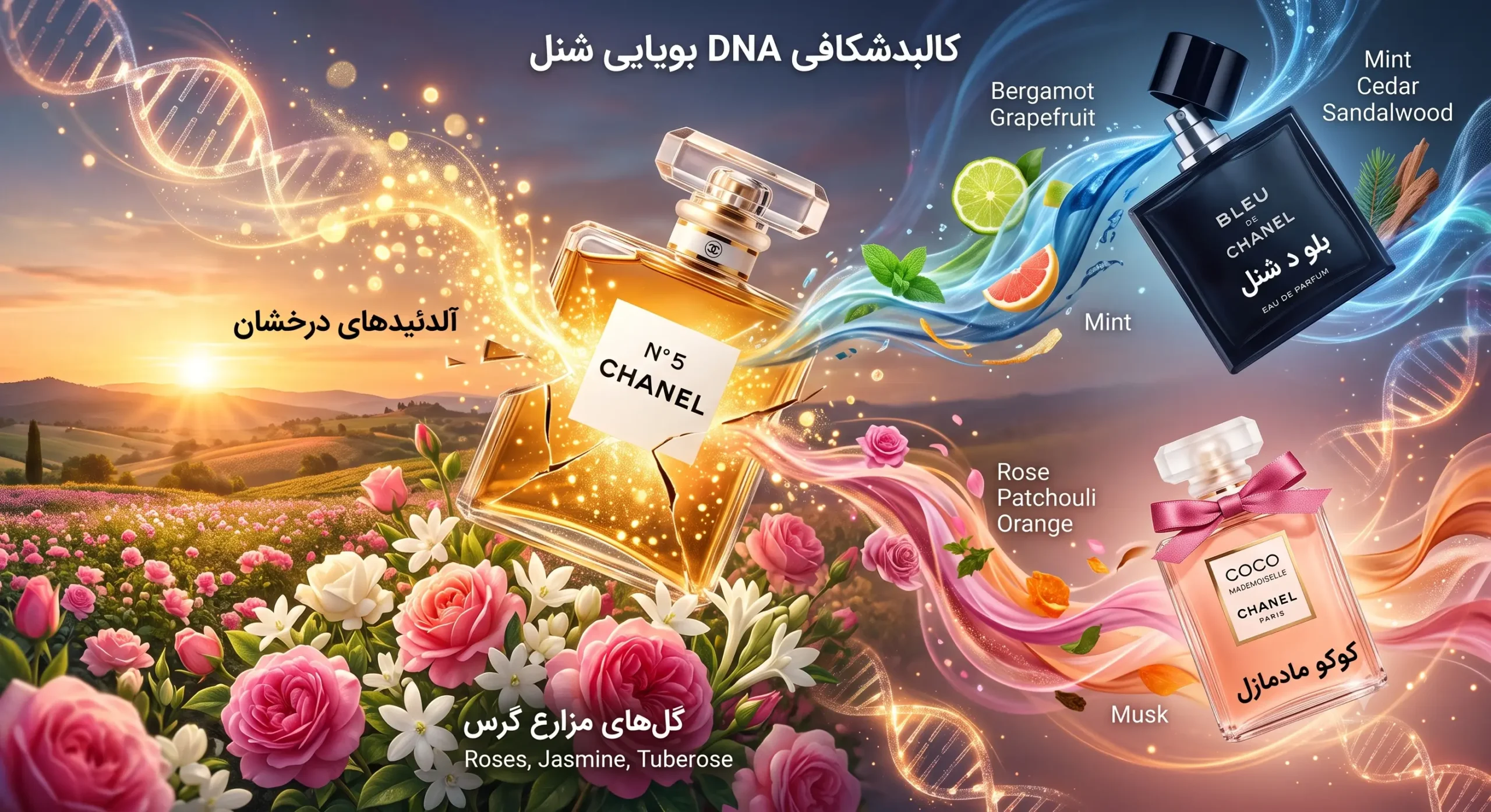 DNA شنل (Chanel)؛ جادوی آلدئیدها و مرکبات از گذشته تا امروز