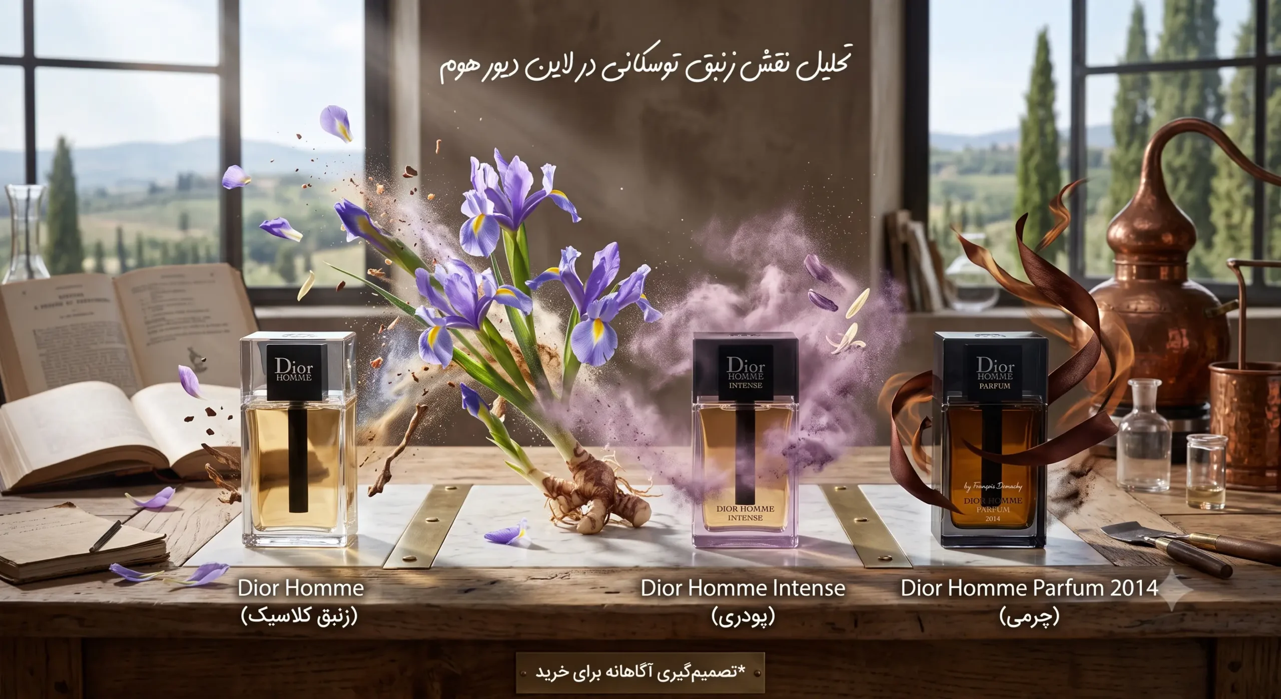 معماری زنبق (Iris) در دیور؛ از پودر تا چرم در شاهکارهای فرانسوا دماشی