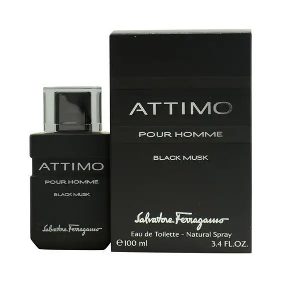 عطر ادکلن سالواتوره فراگامو اتیمو بلک ماسک | Salvatore Ferragamo Attimo Black Musk Pour Homme