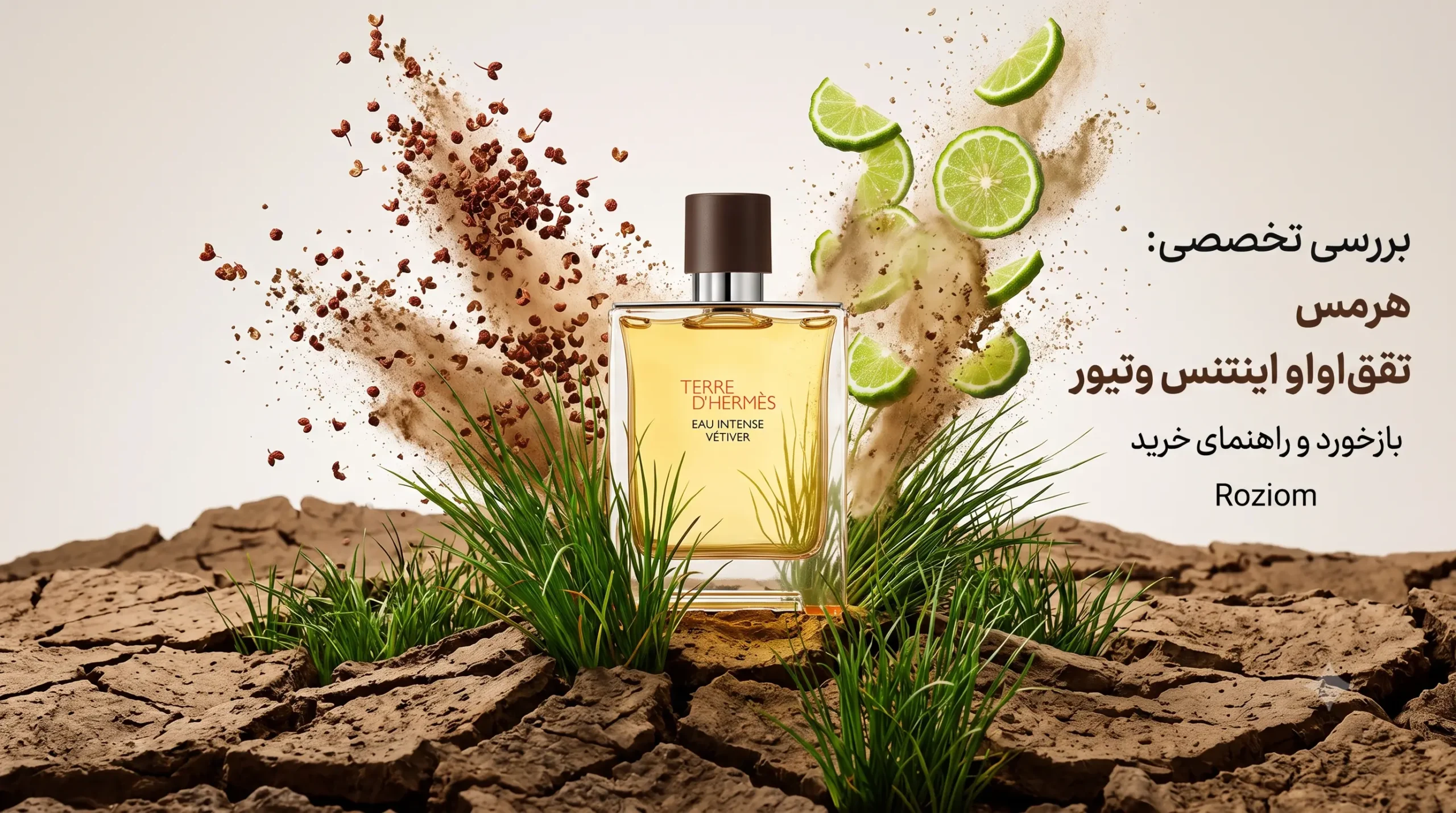 هرمس تق او اینتنس وتیور (Terre d’Hermès Eau Intense Vétiver)؛ طراوت سبز در اوج بلوغ