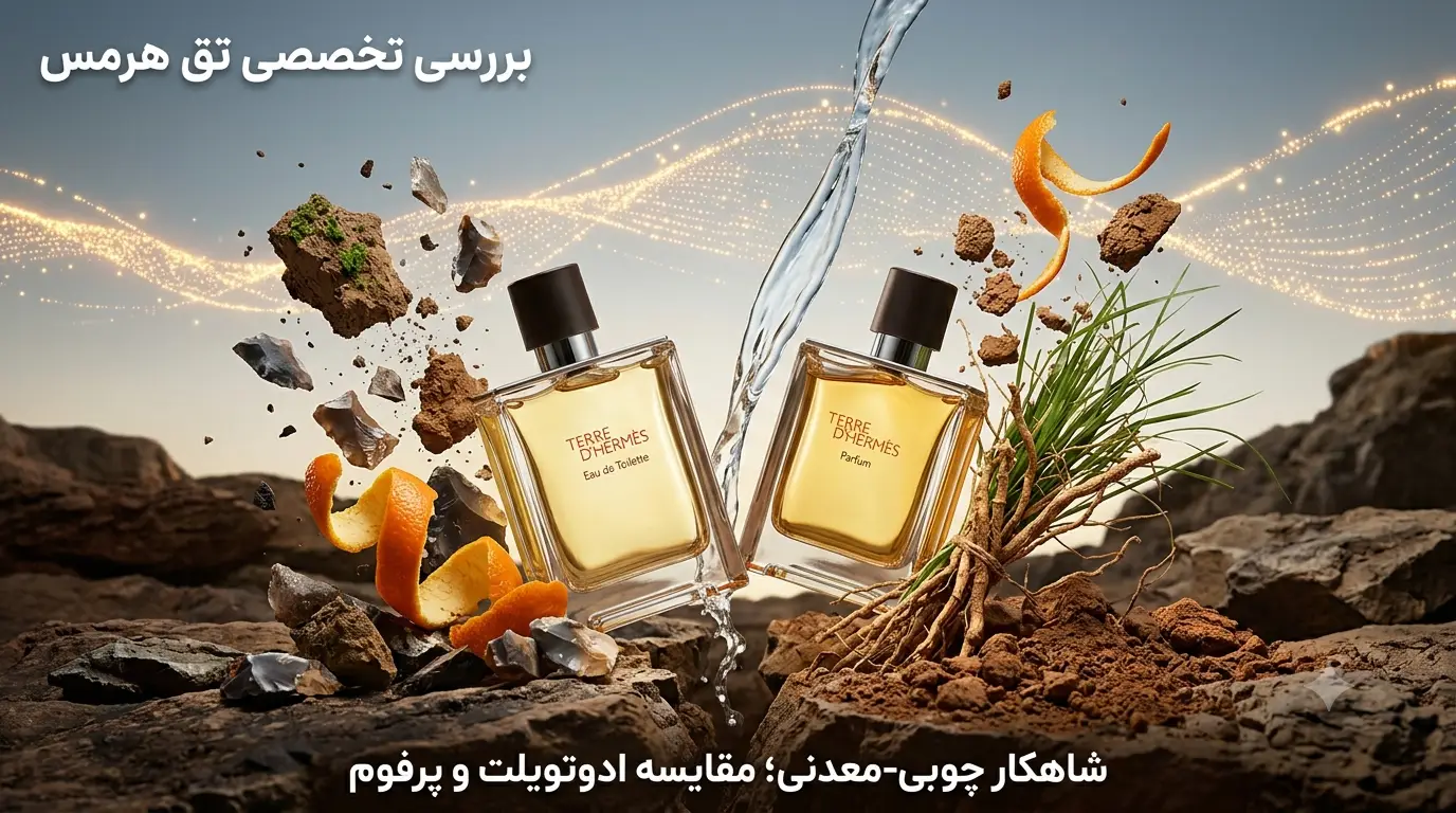 تق هرمس (Terre d’Hermès)؛ پیوند پرتقال و خاک در کمالگرایی ژان کلود النا
