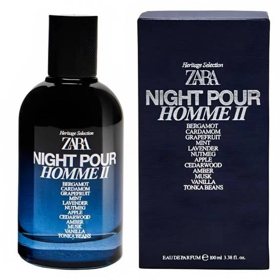 عطر ادکلن زارا نایت پور هوم 2 | Zara Night Pour Homme II