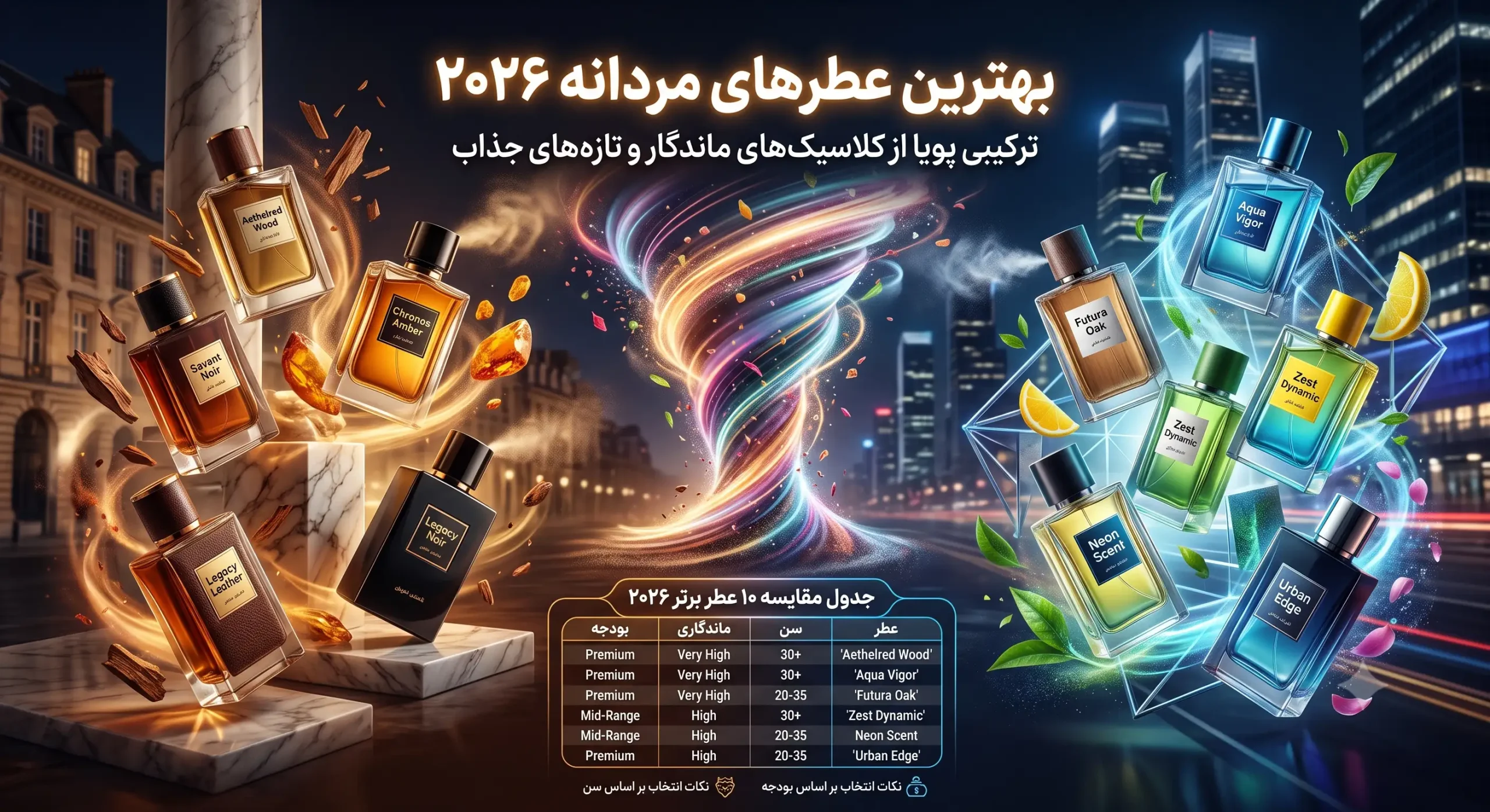 بهترین عطرهای مردانه 2026