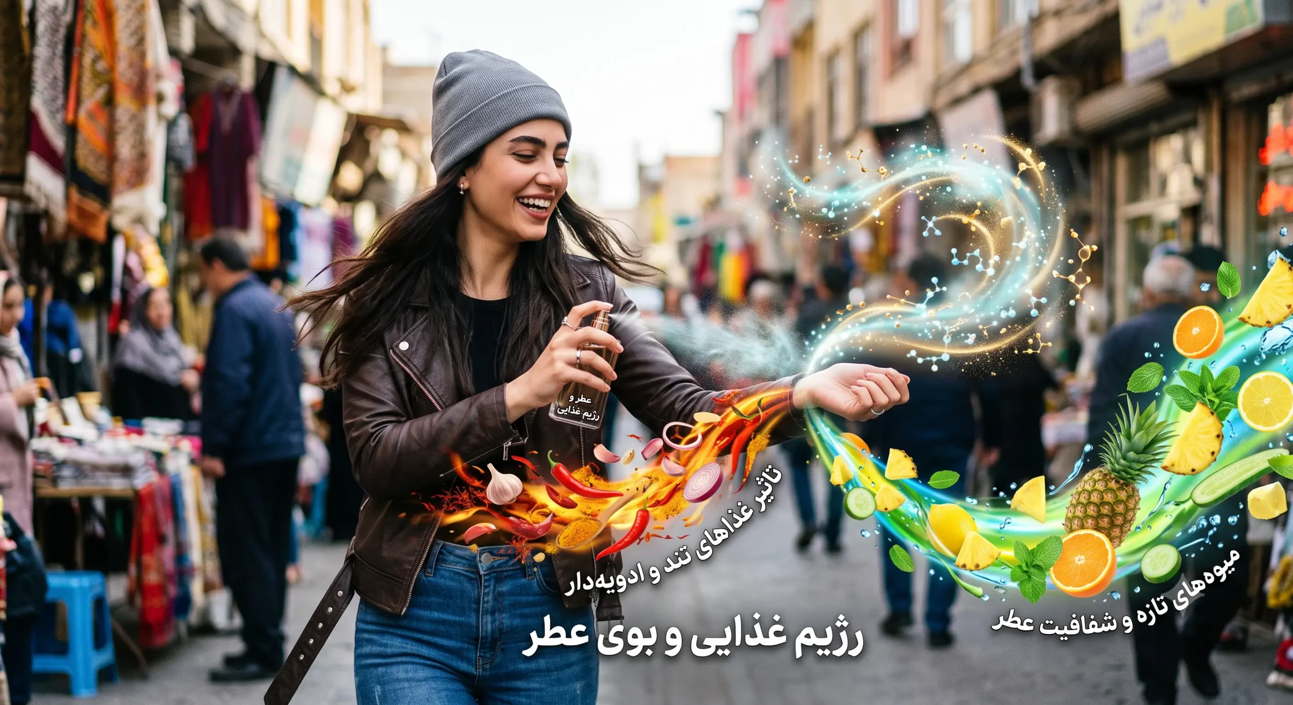 رژیم غذایی و تأثیر آن بر بوی عطر