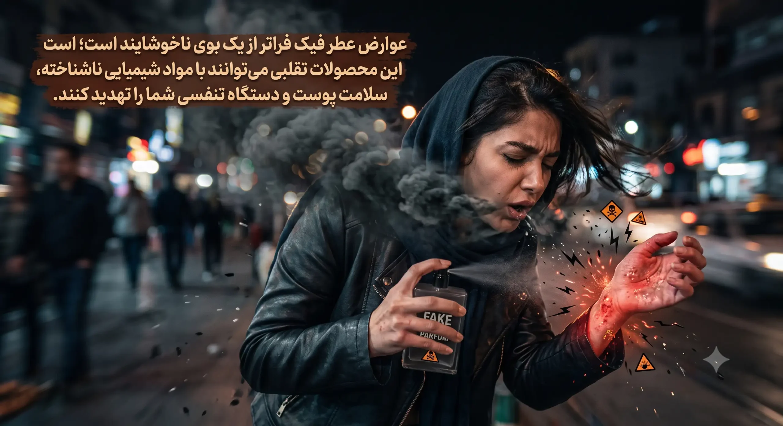 عوارض عطر فیک