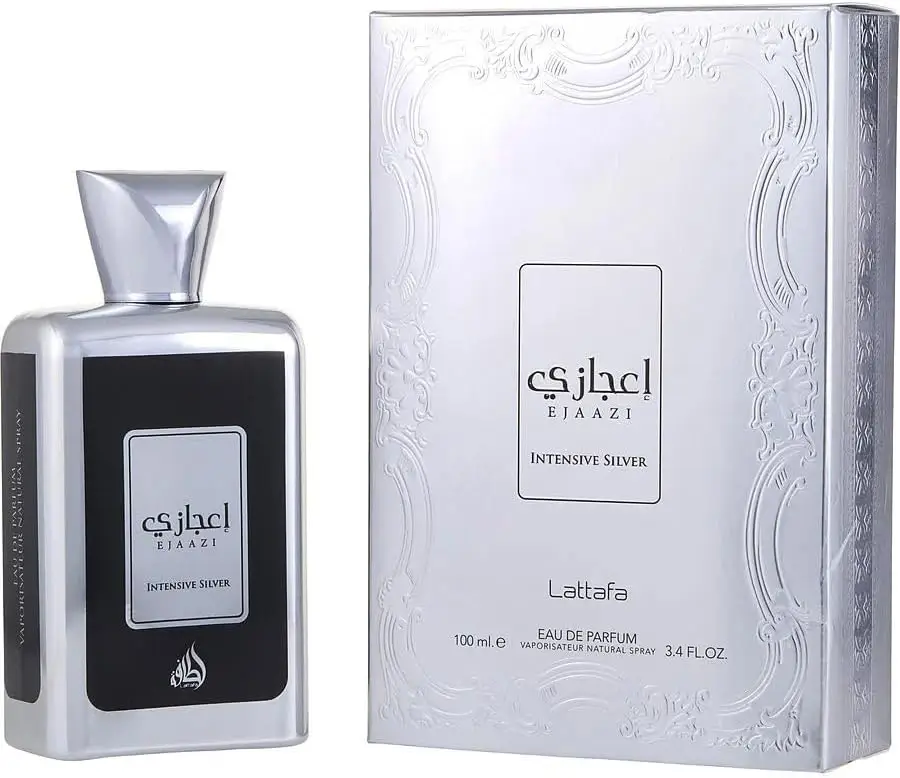 عطر ادکلن لطافه سیلور من اینتنس | Lattafa Perfumes Ejaazi Intensive Silver