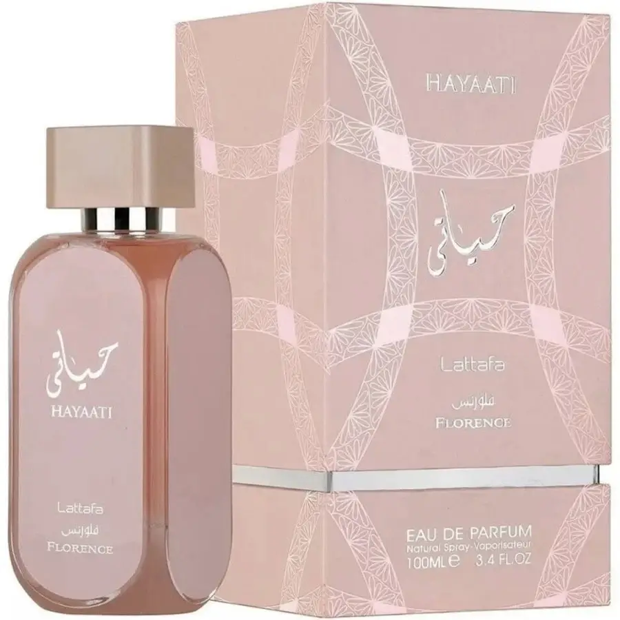 عطر ادکلن لطافه حیاتی صورتی فلورنس | Lattafa Perfumes Hayaati Florence
