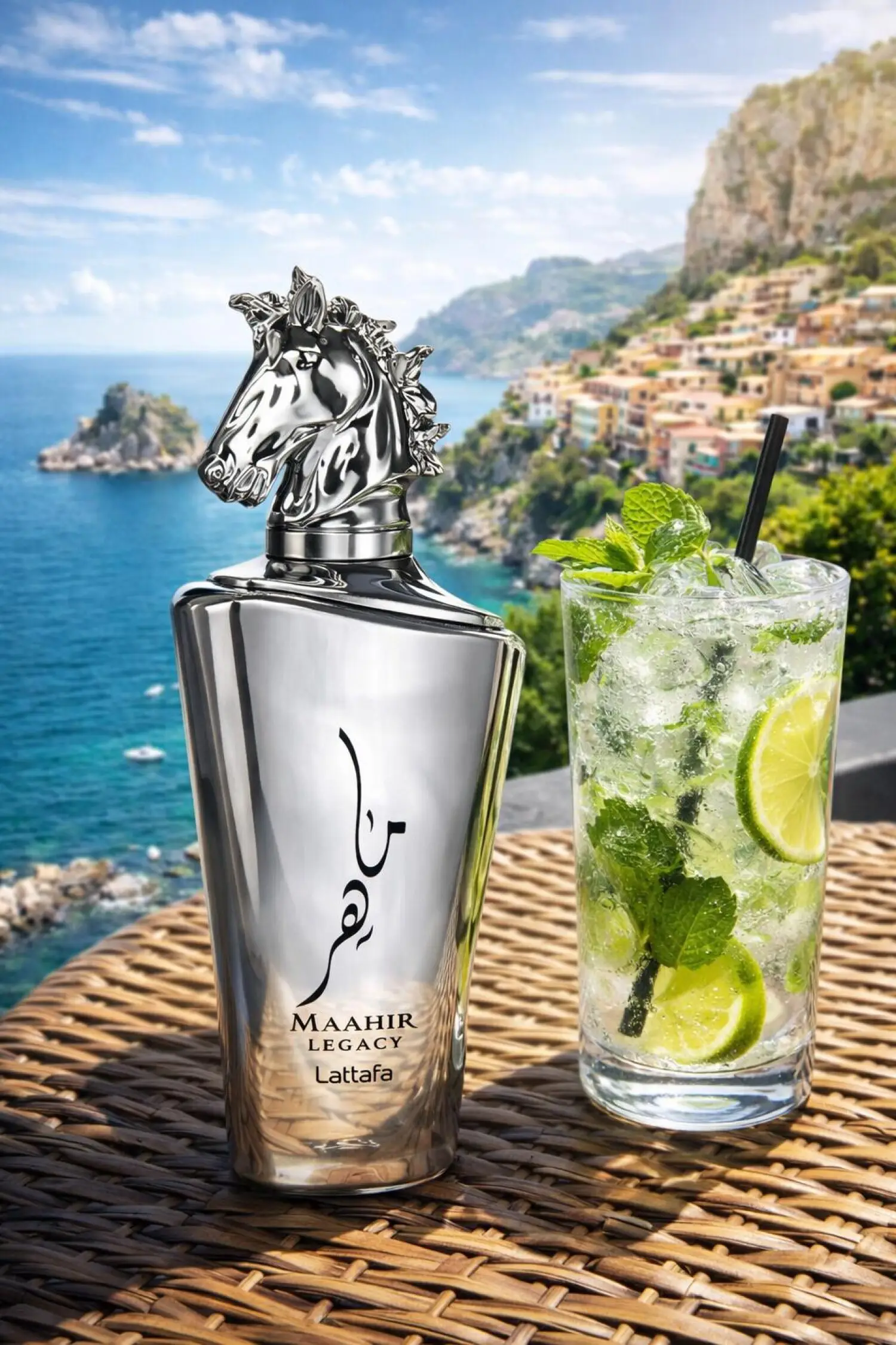عطر ادکلن لطافه ماهر نقره ای لگیسی | Lattafa Perfumes Maahir Legacy