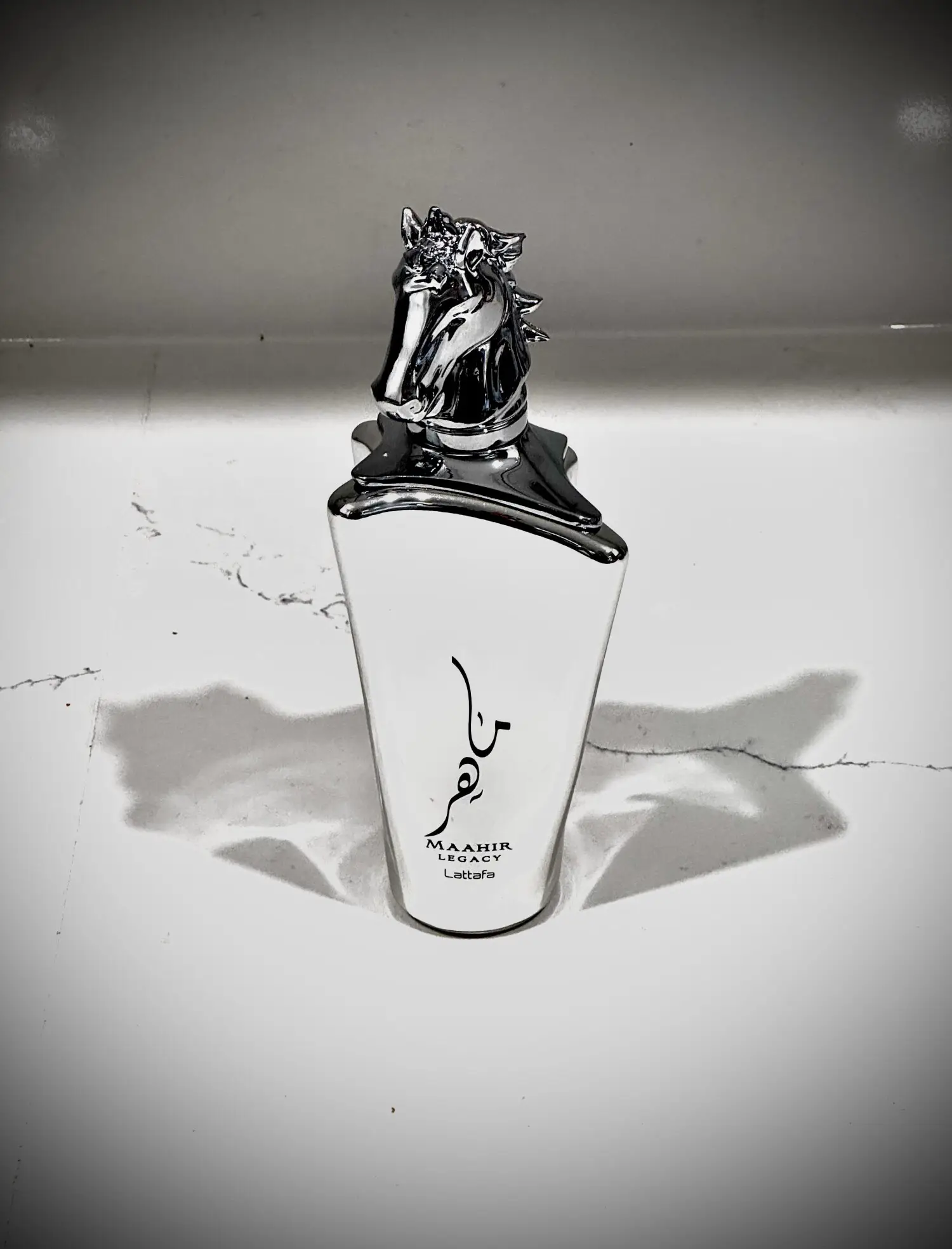 عطر ادکلن لطافه ماهر نقره ای لگیسی | Lattafa Perfumes Maahir Legacy