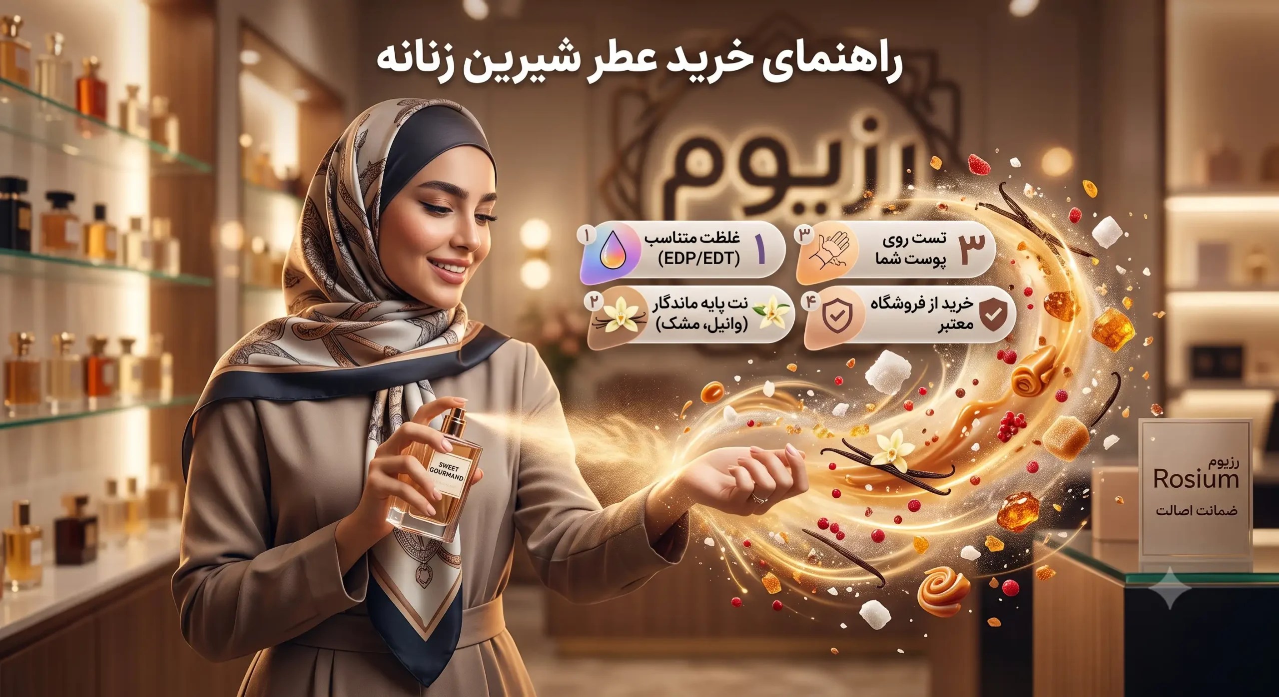 راهنمای خرید عطر شیرین زنانه