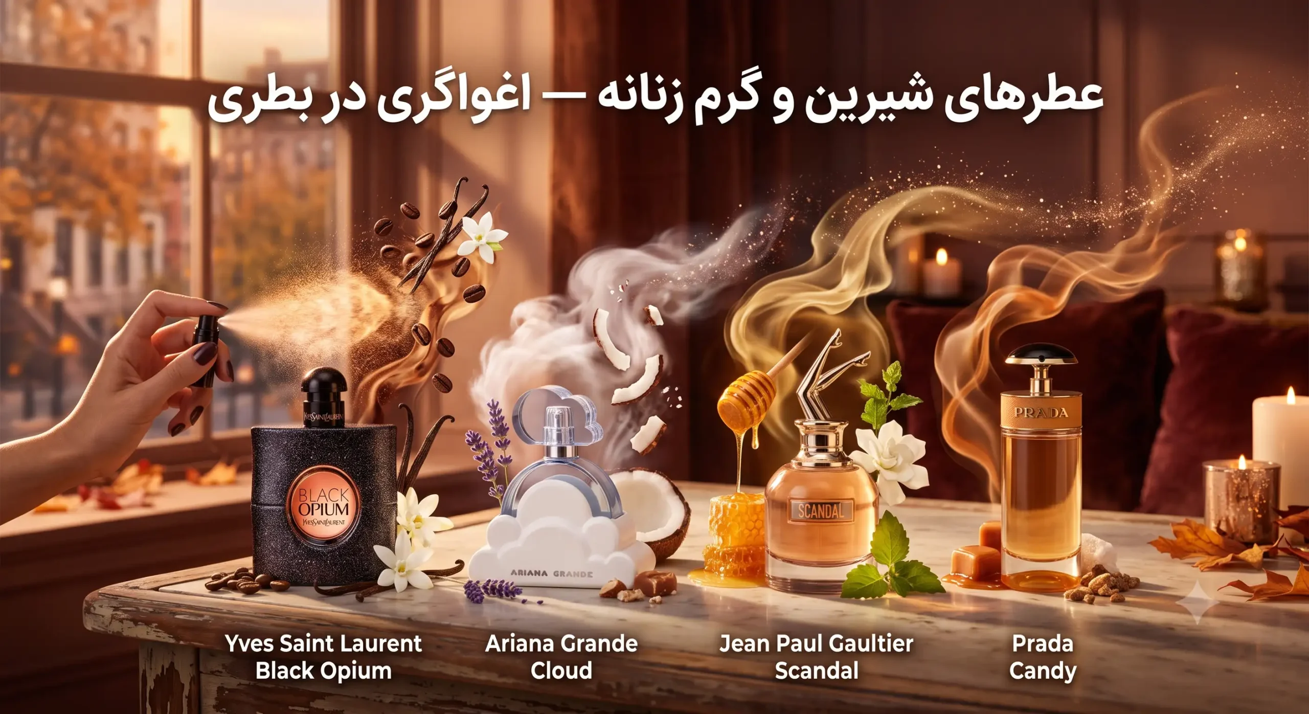 عطرهای شیرین و گرم زنانه